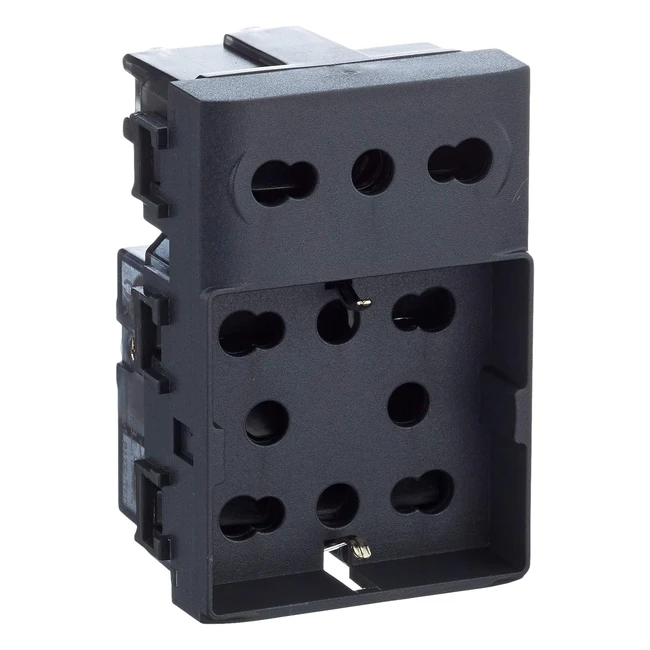 4box 4blh21xl - Presa Side Unika Compatibile con Bticino Livinglight 250V - Antracite