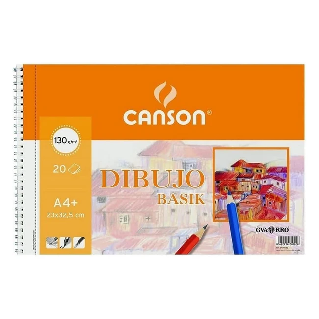 Cahier Canson Guarro Basic A4 130g - 20 Feuilles Micro Perforées