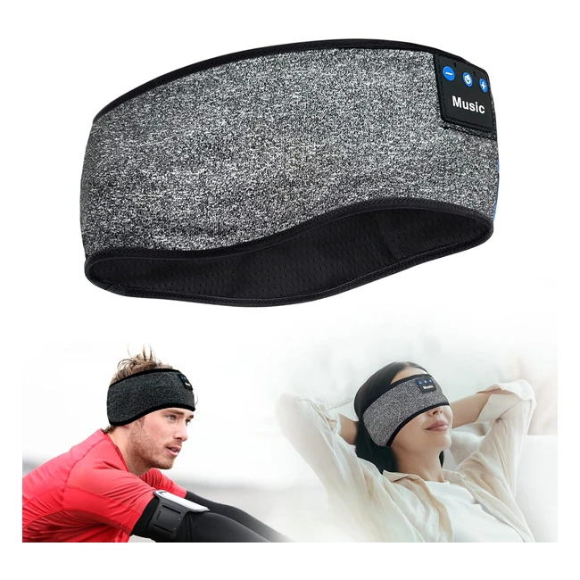 Sleep Headphones Bluetooth 52 Headband Uqqu Wireless HD Stereo Speakers