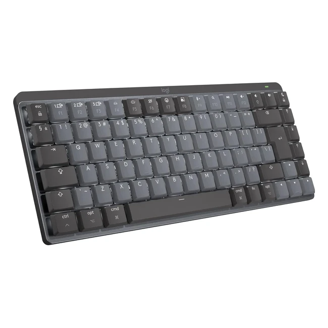 Teclado Logitech MX Mechanical Mini para Mac Inalámbrico Iluminado QWERTY US Intl Space Grey
