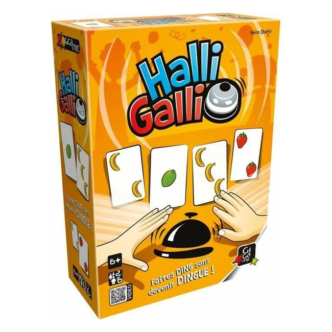 Jeu de société Gigamic Halli Galli AMHGS 2 - 6 joueurs - Rapidité et apprentissage