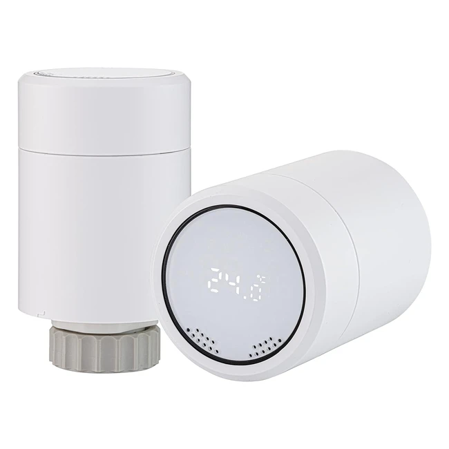 Termostato Intelligente Radiatore Zigbee - Sandy Beach TRV Valvola - Facile Inst