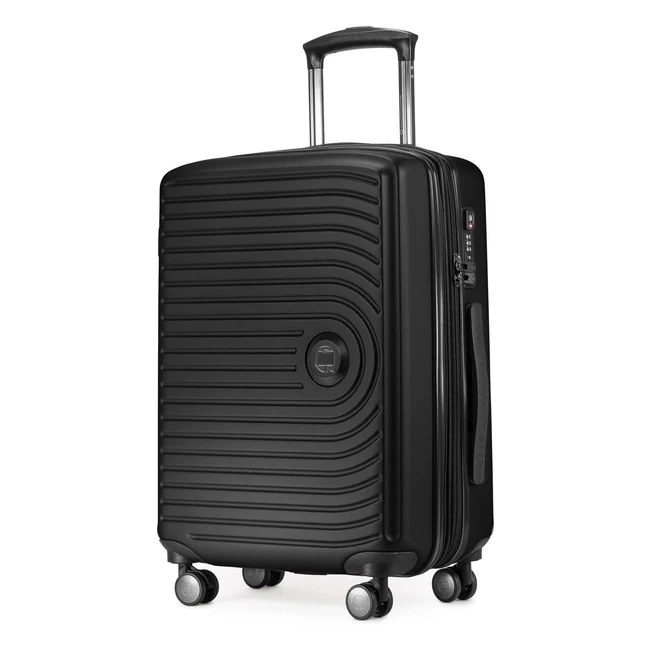 Valise Bagage Cabine Hauptstadtkoffer Mitte 55x40x23 TSA 4 Roulettes Noir