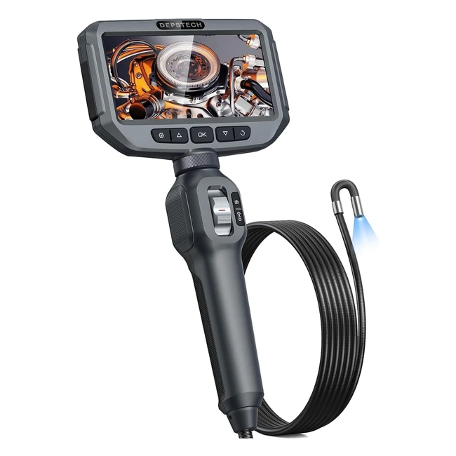 Endoscope industriel Depstech IPS 5 pouces avec camra articule 210 tanch
