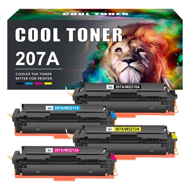 Cool Toner 207A Toner Cartridge Multipack - Compatible Replacement for HP 207A 2