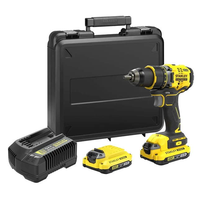 Stanley Fatmax SFMCD720D2KQW Taladro Atornillador 18V Li-ion Motor Brushless 2 Velocidades