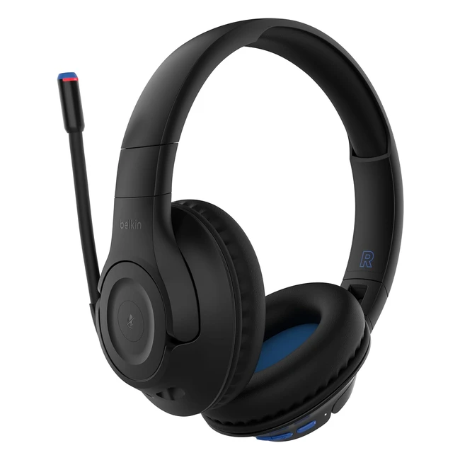 Belkin SoundForm Inspire Wireless Over-Ear Headset for Kids - On-Ear Headphones 