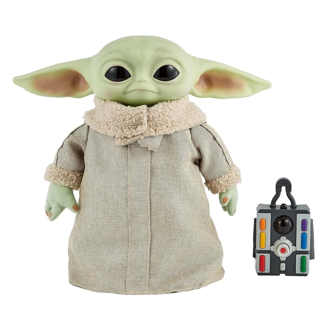 Star Wars RC Grogu Plush Toy 12in Soft Body Doll GWD87 - Remote Controlled Motio
