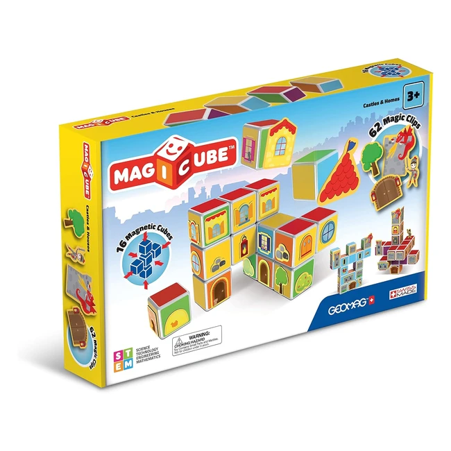 Geomag Magicube 144 Chteaux Magntiques et Jeux Educatifs
