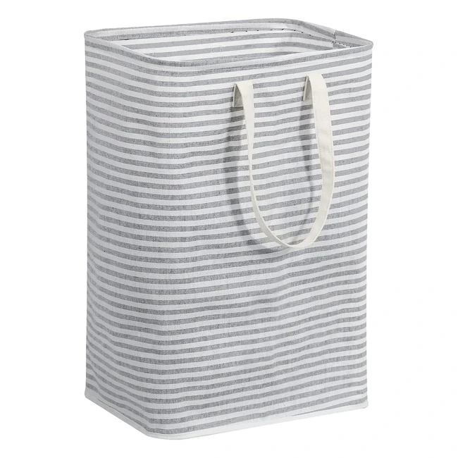 75L Freestanding Laundry Hamper - Lifewit Grey Foldable Basket Ref LW-001 - E