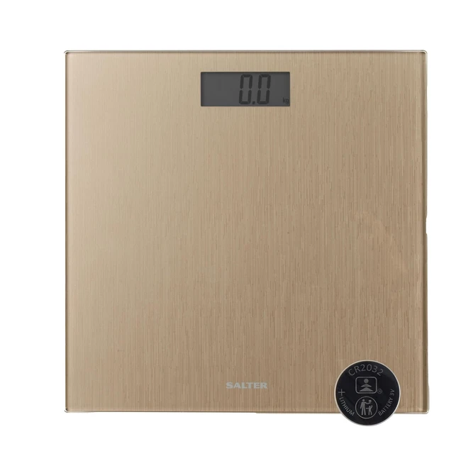 Salter SA00271GLFEU16 Digitale Badezimmerwaage Champagner Gold 180kg Kapazitt 