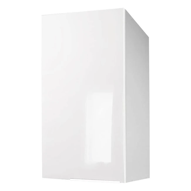 Meuble Haut de Cuisine Berlioz CP4HB Blanc Brillant 40x317x70cm