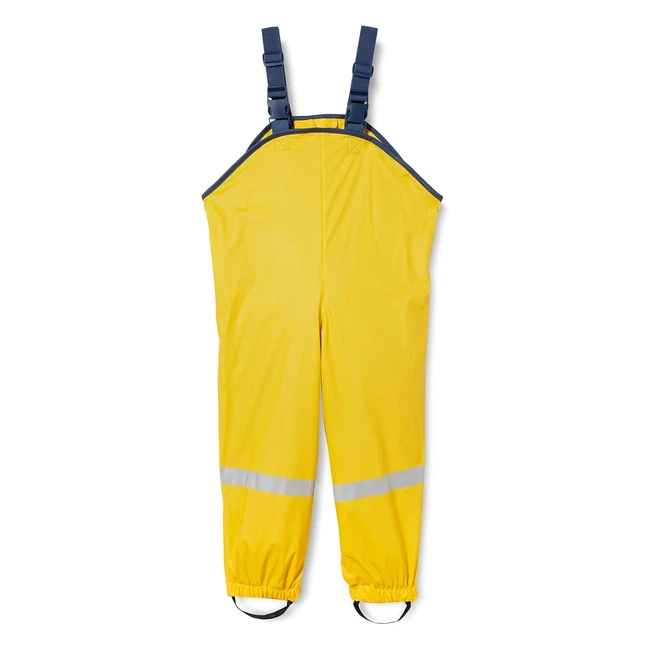 Playshoes Pantaloni Fango Salopette Antipioggia Unisex Giallo 116