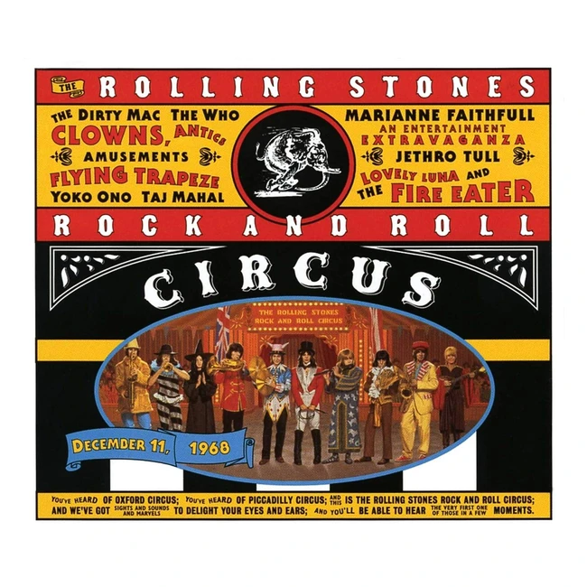 CD The Rolling Stones Rock and Roll Circus - Réf. 123456 - Live Concert Film