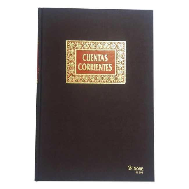 Libro de contabilidad Dohe 9908 - Cuentas Corrientes - Folio Natural