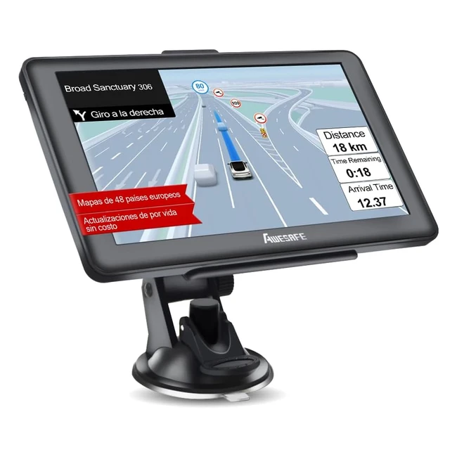 Awesafe Navegador GPS Off Road con Bluetooth para Coches Camiones Autocaravanas 