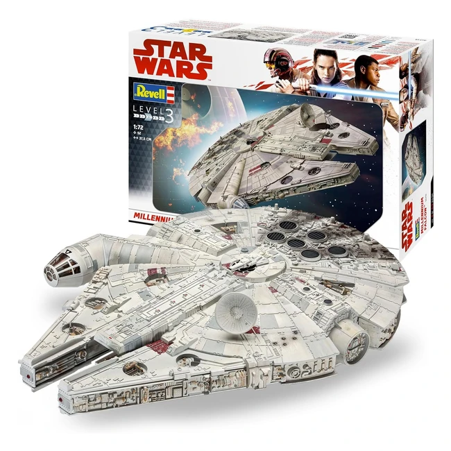Maquette Revell Faucon Millenium Star Wars Han Solo 10 ans à 99 ans 06718 Multicolore 1/72