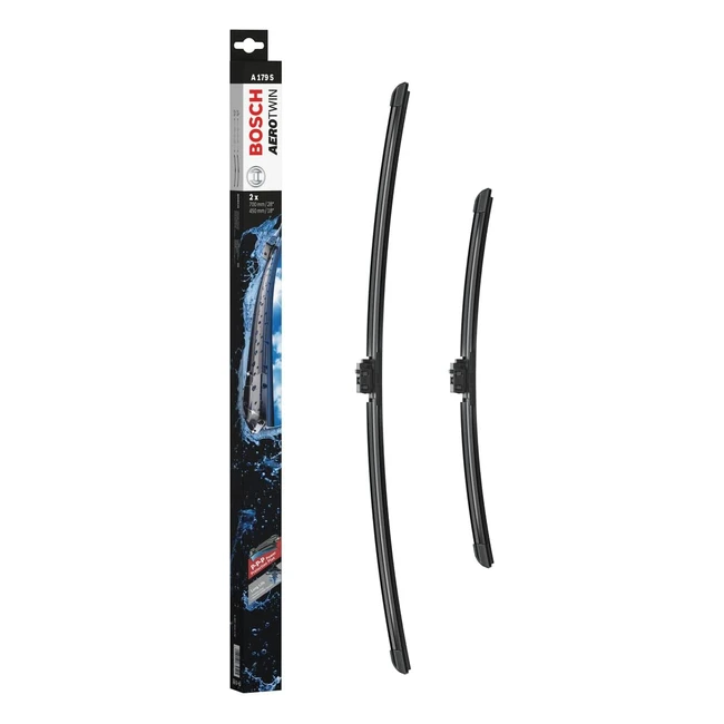 Tergicristalli Bosch Aerotwin A179S - Lunghezza 700mm/450mm - Set 1 - Prestazioni Ottimali