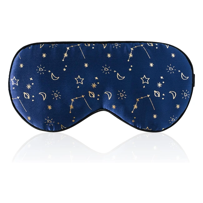 townssilk 100 Silk Sleep Mask with Adjustable Strap - Ultimate Sleeping Aid - G