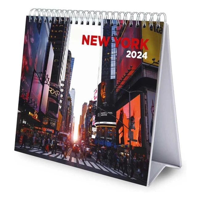 Calendario da tavolo 2024 New York - Planner annuale 2025 18x20 cm - Grupo Erik