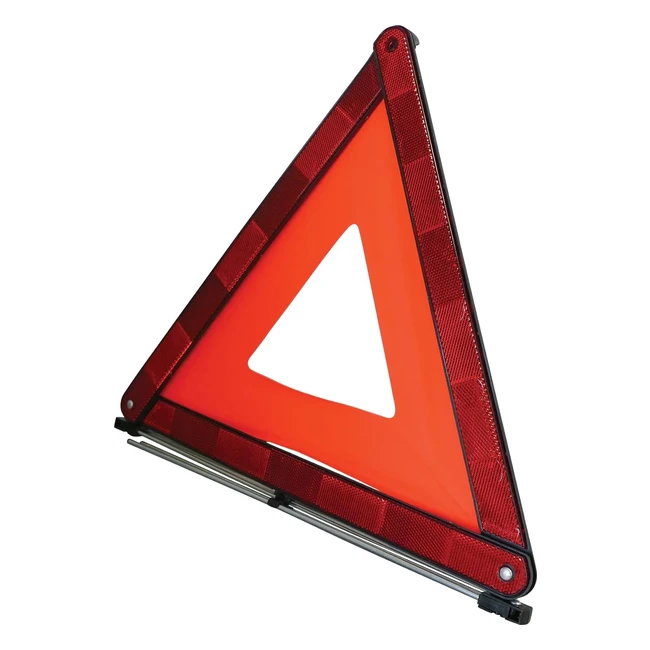 Safety First Aid Group Q4232 Warning Triangle - Foldable, Wind Tested with Case