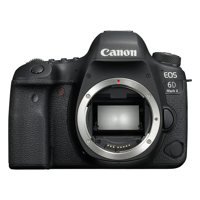 Cmara Canon EOS 6D Mk II 262MP Pantalla Tctil WiFi Bluetooth 4K Negro
