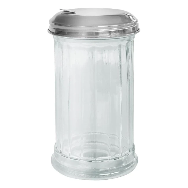 Saupoudreuse Sucre Fackelmann 46893 Verre Acier 14 x 75 cm
