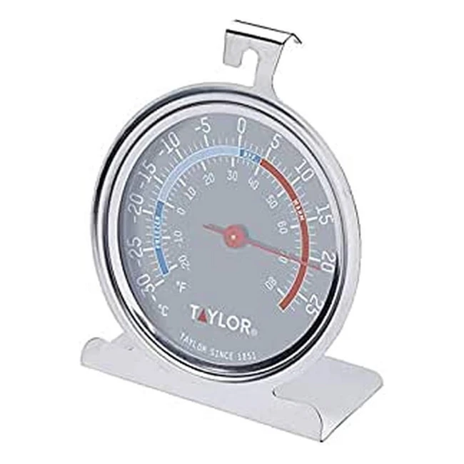 Taylor Pro Fridge Freezer Thermometer Stainless Steel 10 cm Silver | Accurate Monitoring