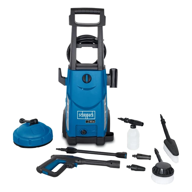 Nettoyeur haute pression Scheppach HCE2400 180bar 2400W - Fonction d'aspiration