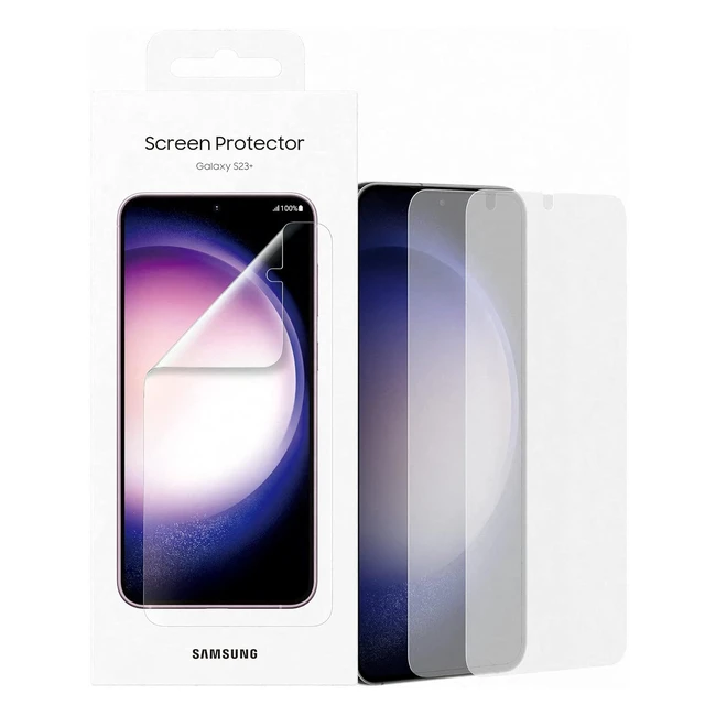 Samsung 2x Pellicola Protettiva Trasparente Galaxy S23 - Protezione Schermo
