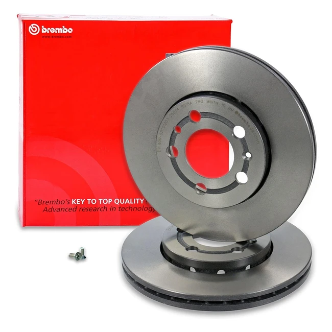 Disque de frein avant Brembo 09701111 avec revêtement anticorrosion UV - Jeu de 2 disques