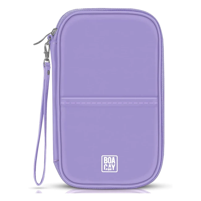 Boacay Family Passport Holder Waterproof Travel Wallet Organizer