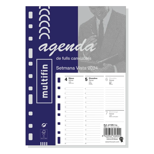Finocam Recambio Anual 2024Multifin Semana Vista Vertical Enero 2024 - Diciembre 2024