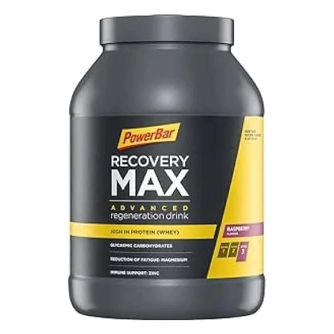 PowerBar Recovery Max - Bevanda Rigenerante Avanzata Lampone 1144g
