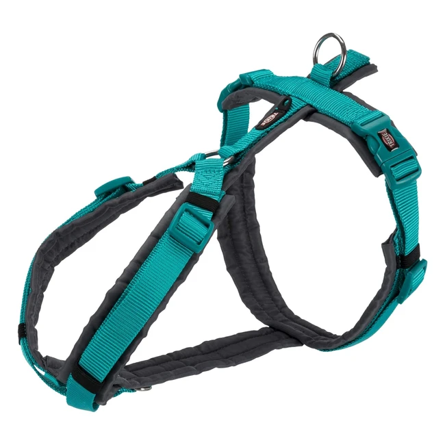 Correa Trixie Arns Trekking Premium L 7085cm Azul Ocanografito Perro