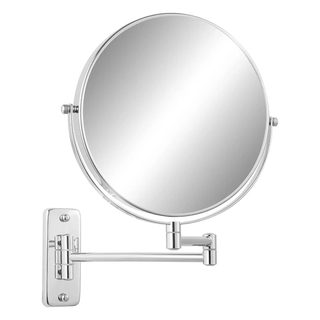 9 Large Size Magnifying Wall Mount Makeup Vanity Mirror 1x7x Doubleside Mirror