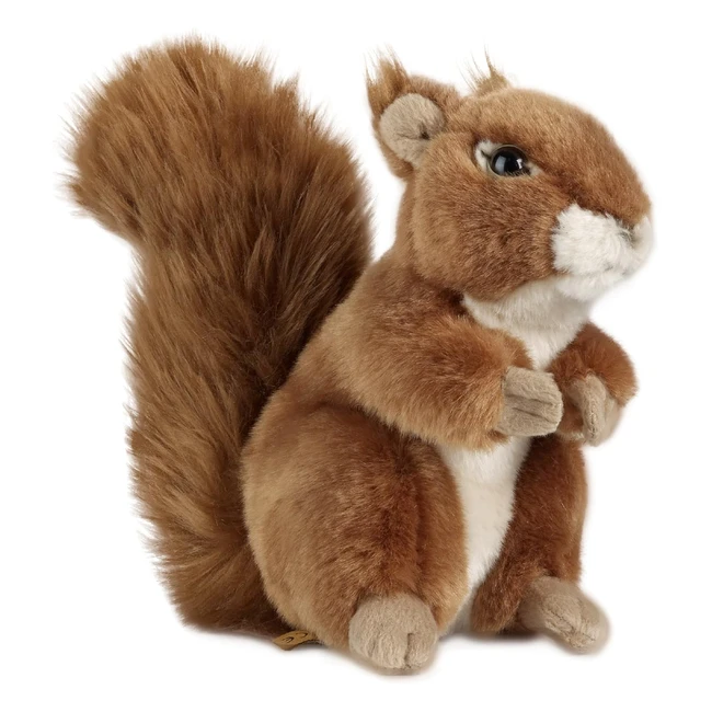 Living Nature AN49 Large Squirrel Soft Toy - 17cm - Eco-Friendly Materials
