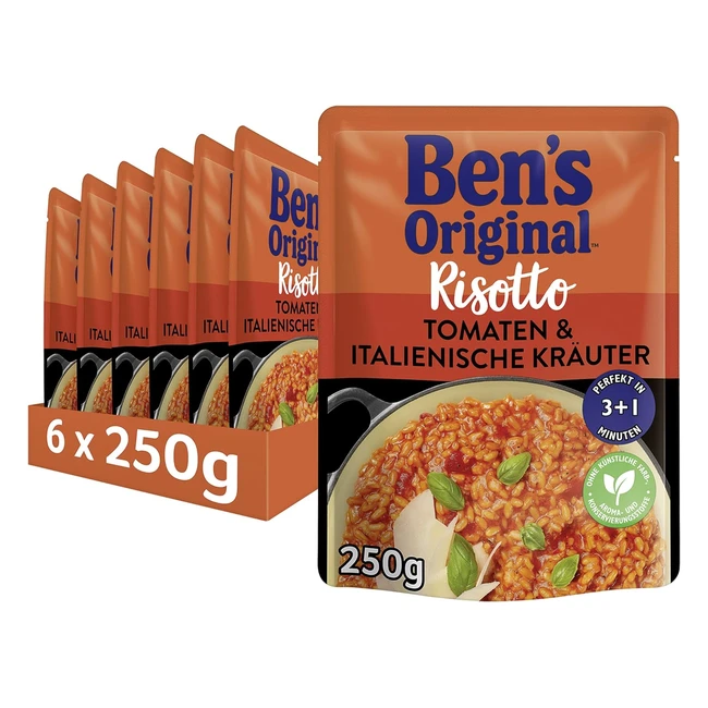 Risotto Tomates & Herbes Italienne Uncle Ben's 6x250g #Végétarien #SansColorants #Gourmet