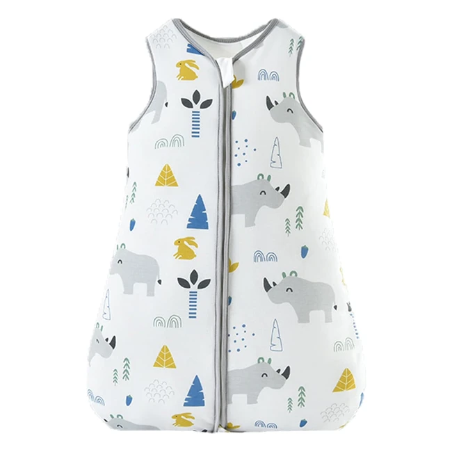 Saco de Dormir de Invierno para Bebés Unisex - RoseBear 15 TOG 100% Algodón - Primavera Otoño Invierno Gris 06 Meses