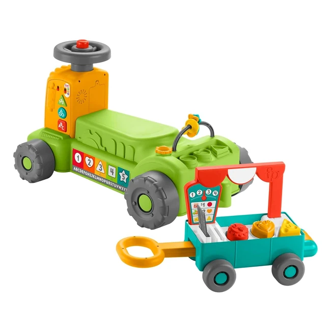 FisherPrice HRG12 Toy Multicolor Small - Ride-On Toy Tractor  Market Playset