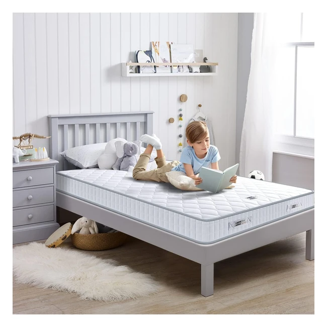 Bedstory Single Mattress - Medium Firm Orthopedic Spring Mattress 90x190x14cm