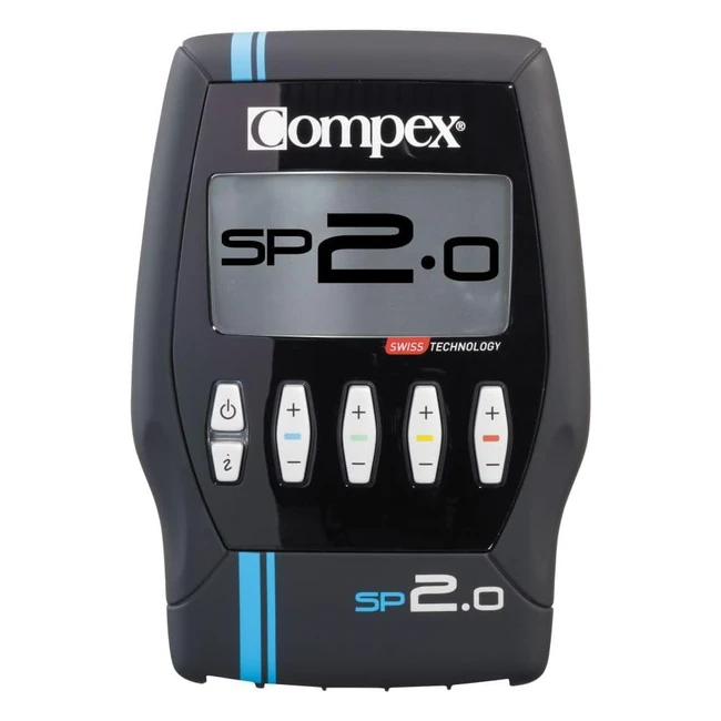 Compex Electroestimulador Unisex Negro - Tonifica Define Relaja y Recupera R