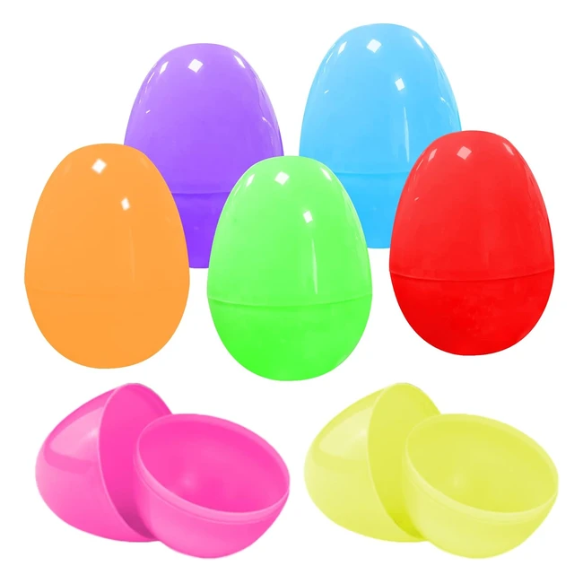JSDOIN Easter Eggs 28pcs Colorful Fillable Surprise Easter Eggs - Great for Craf