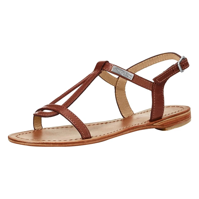 Sandales Les Tropéziennes par M. Belarbi Hamess - Marron Tan - Taille 38 EU