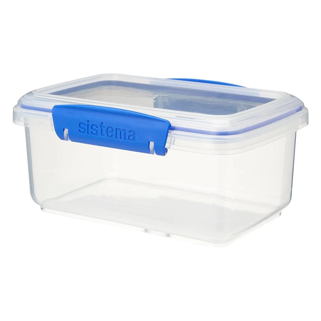 Sistema Almacenamiento Alimentos Klip It Clip Azul 1L - Libre BPA