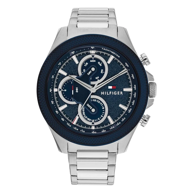 Reloj Tommy Hilfiger Hombre - Analógico Multifunción Acero Inoxidable - Ref. 10004