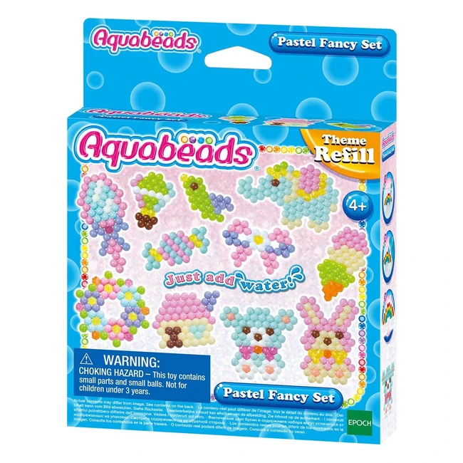 Kit Aquabeads Fantasia Pastello 31361 - Stimola il Gioco di Ruolo Fantasioso