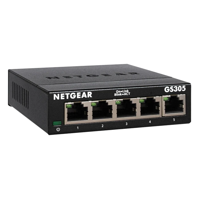 Switch Netgear GS305300PES 5 Puertos Gigabit Ethernet
