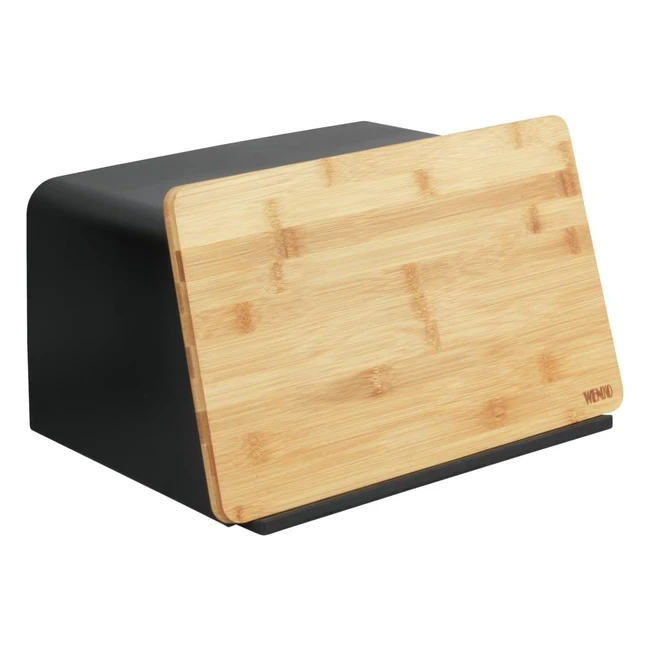 Panera Bambú Kubo Negro - Tabla Integrada - Frescura Garantizada