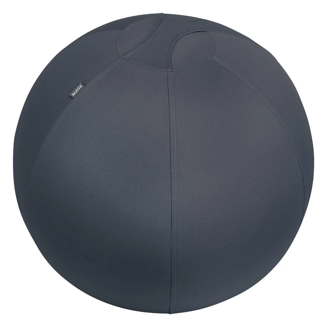 Leitz Sige Ballon Ergonomique 65 cm - Housse en Tissu - Balle dAssise - Pompe